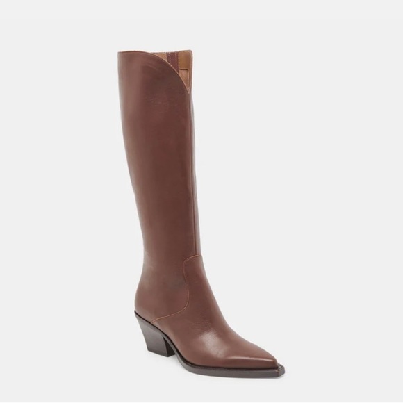 Dolce Vita “Taj Boots” in chocolate leather - Picture 4 of 6
